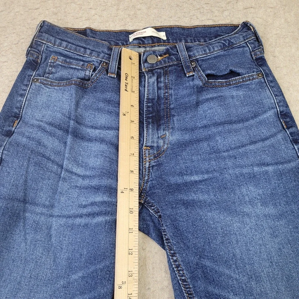 Levi Strauss Signature Jeans Men's 30x30 Athletic Fit Straight Leg‎ Blue Denim